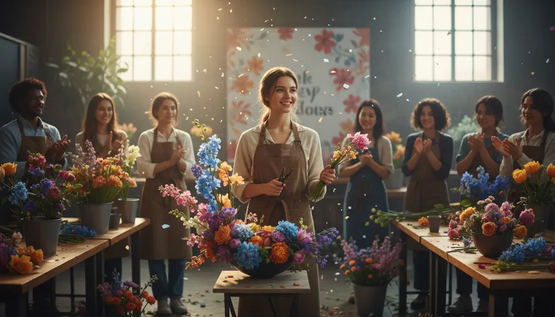 Illustration of flower of the flock: The best or most outstanding among a group.
