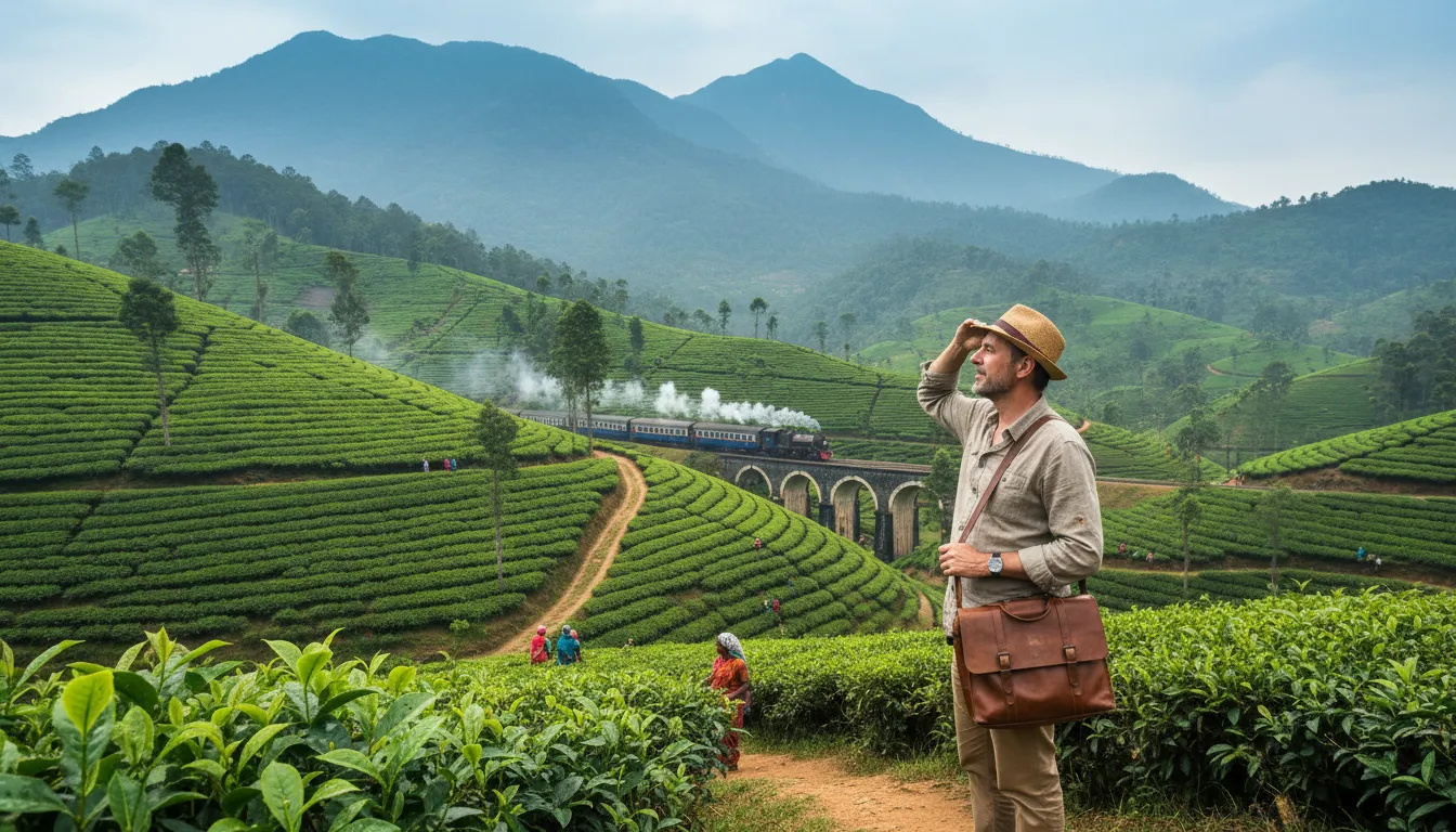 ภาพประกอบของ Ceylon: An island known for its tea production.