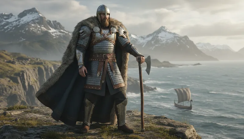 Illustration of einar: a common name in Norse culture
