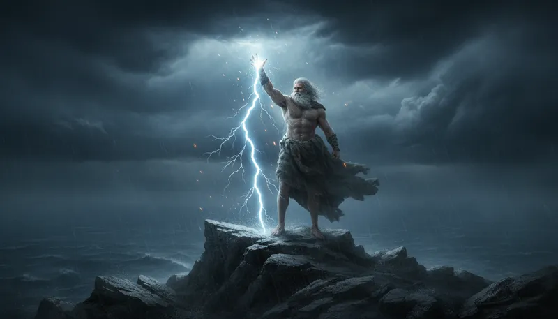 Illustration of jove: Another name for the Roman god Jupiter.