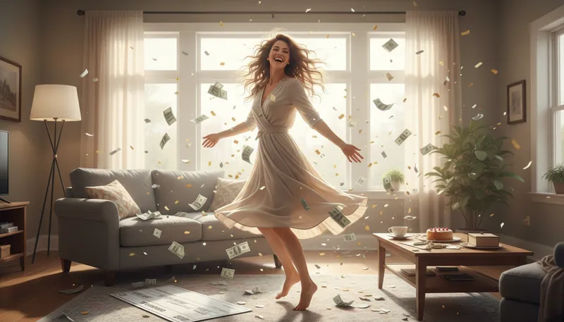 Illustration of in a spin: feeling confusion or excitement.
