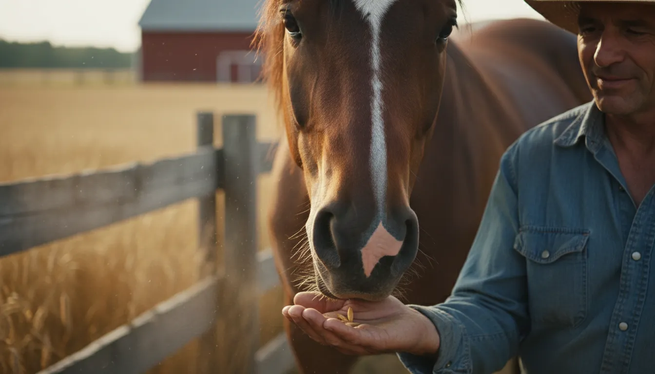 Ilustrasi oat: a cereal grain used for food and livestock
