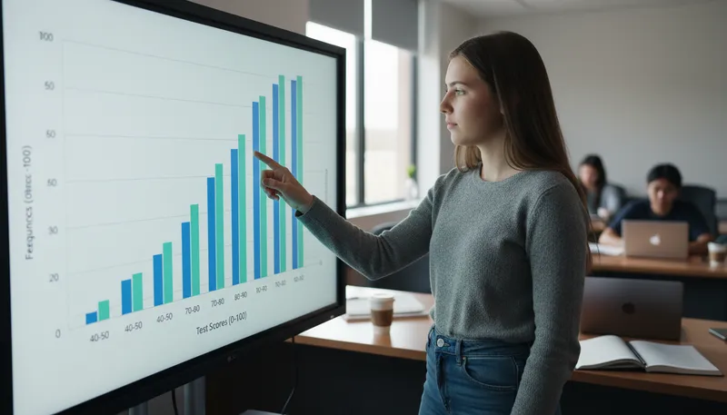 Illustration of histogram: A graphical representation of data distribution.