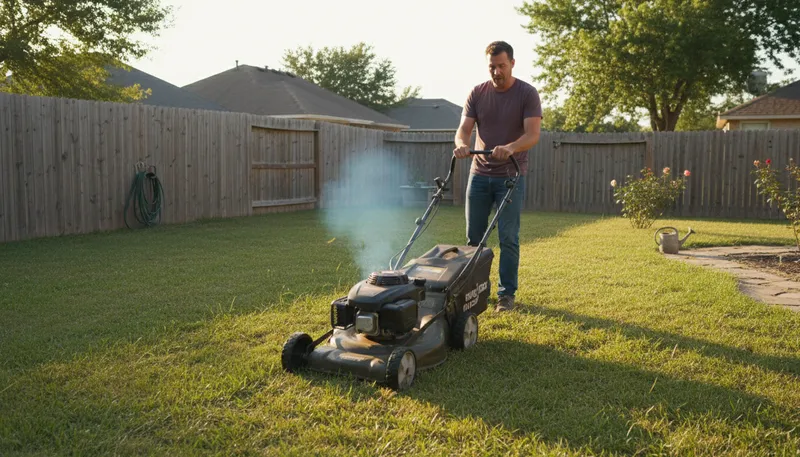 Illustration of mower: A machine for cutting grass.