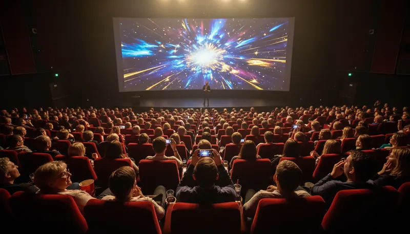 Illustration of audiovisual: Involving both sound and visual components.
