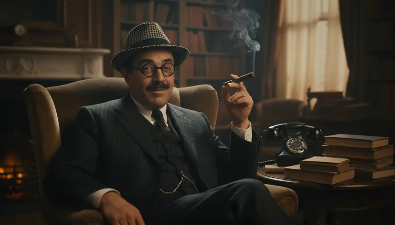 Illustration of groucho: A reference to Groucho Marx, a comedian.