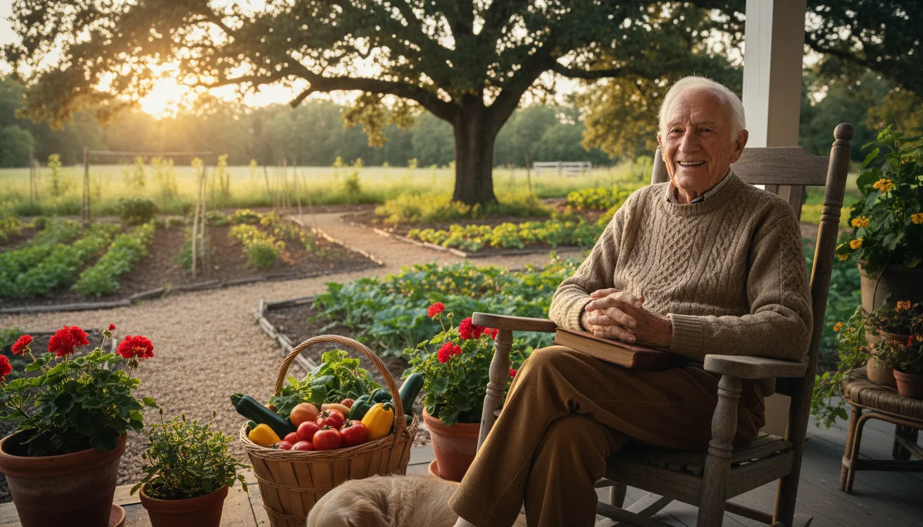 Illustration de three score and ten : seventy years, often referring to a lifespan