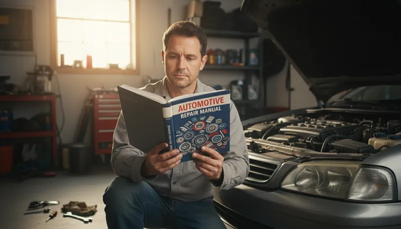 Illustration of chilton: publisher of automotive manuals and guides