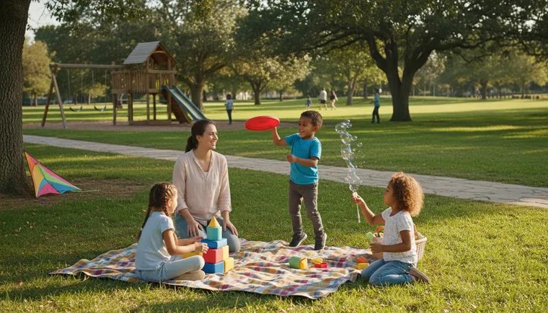 Illustration of nanny: A caregiver for children in a home.