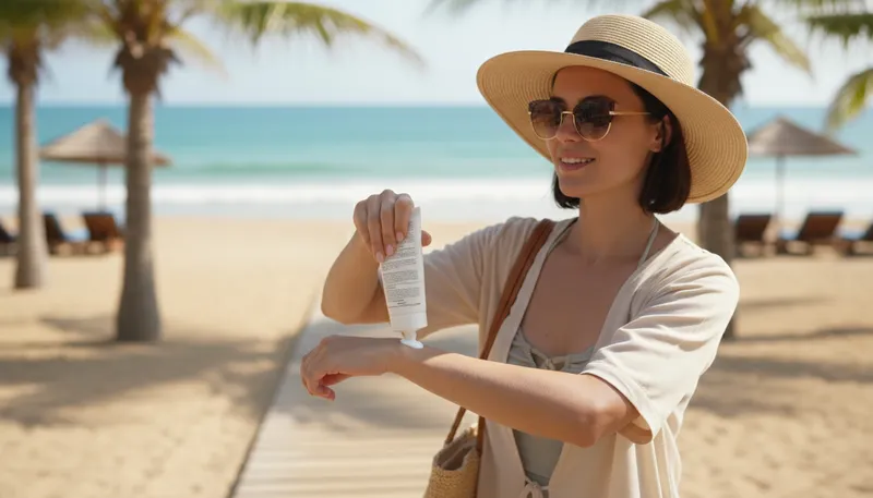 Illustration of spf: A measure of sunscreen's effectiveness against sunburn.