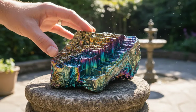 Illustration of bismuth: A chemical element used in various applications.