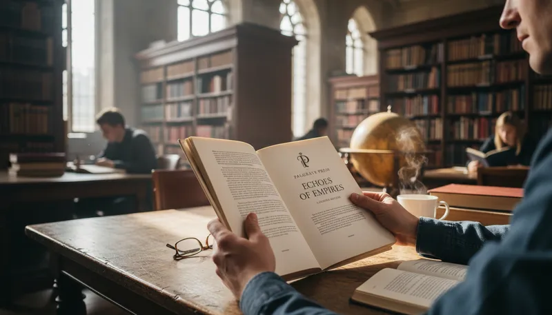 Illustration of palgrave: A publishing company known for academic books.