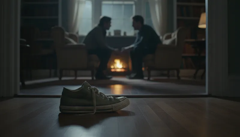 Illustration of sneaker: a person who acts secretly or stealthily