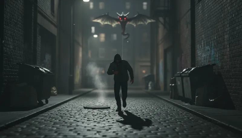 Illustration of chase the dragon: seek an intense drug experience.