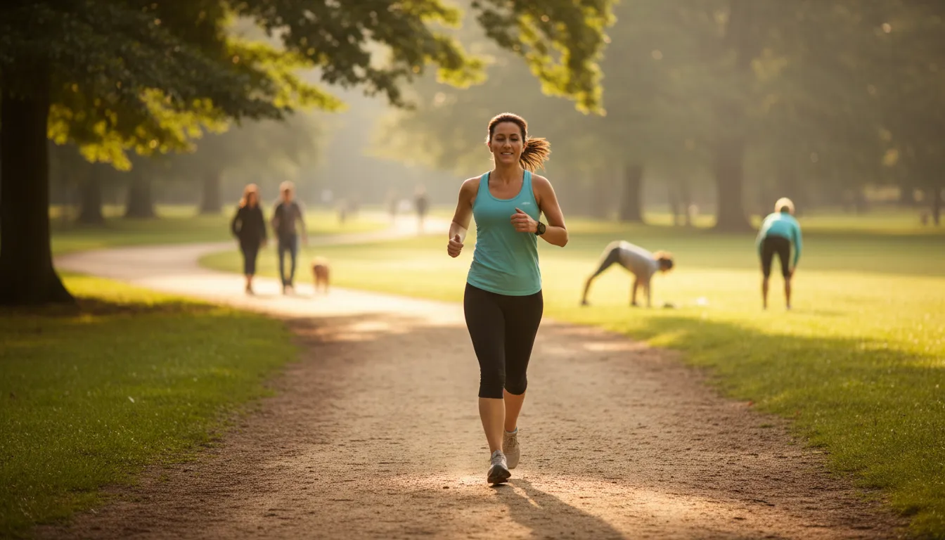 get into one's stride का चित्र: to become comfortable and effective