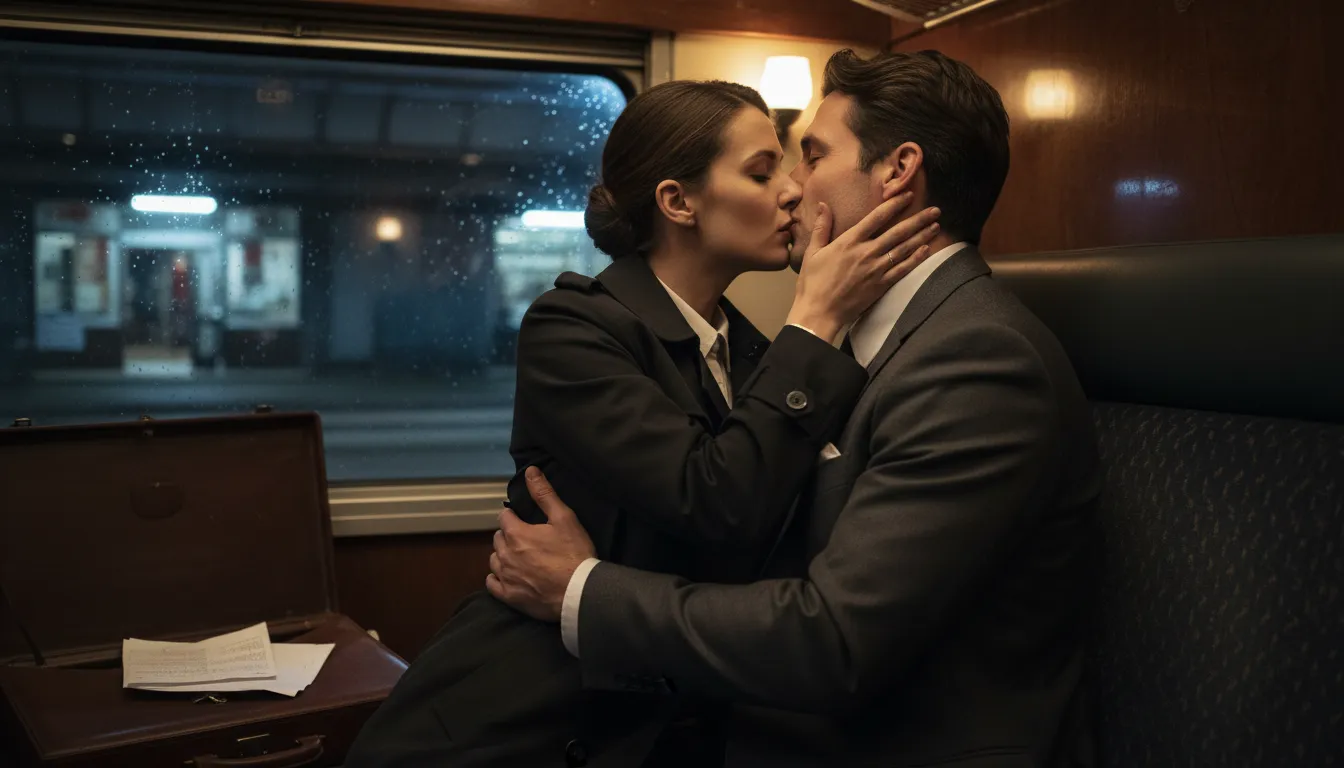 betray with a kiss का चित्र: to deceive someone with apparent affection