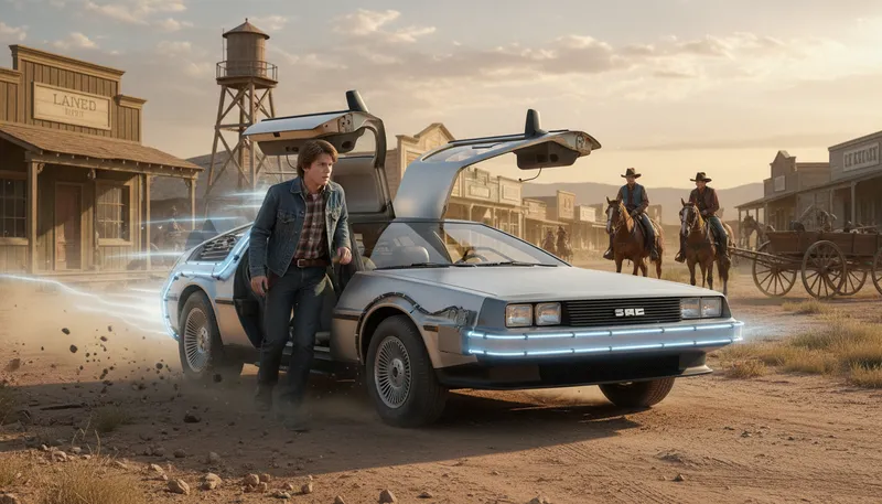 Illustration of mcfly: A surname often associated with pop culture references.