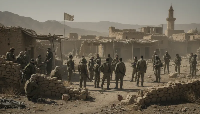 Illustration of nusra: Group involved in the Syrian civil conflict.