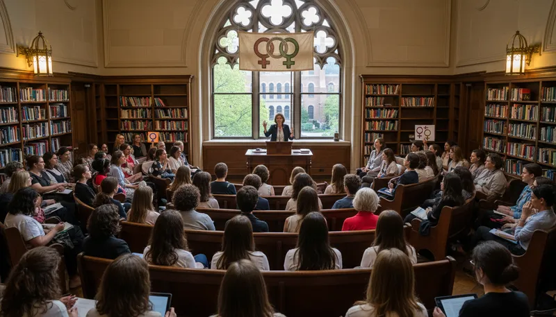 Illustration of barnard: A women’s college in New York City.