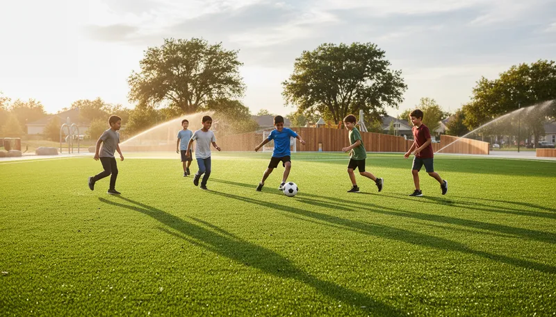 Illustration of turf: Grass and soil surface of the ground.