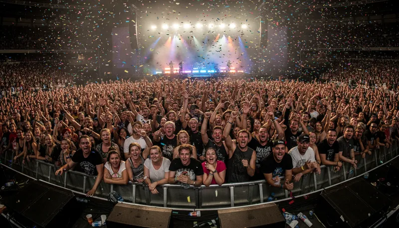 Illustration of hysteria: Extreme emotional excitement or fear.
