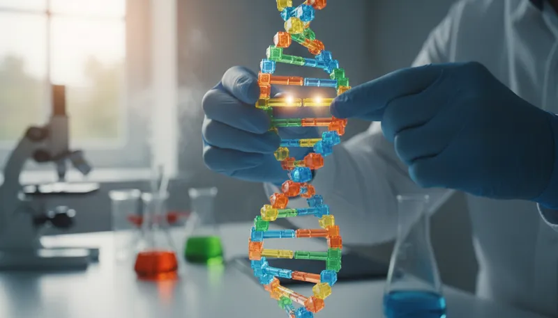 Illustration of nucleotide: Building block of DNA and RNA.