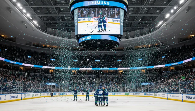 Illustration of canucks: A slang term for Canadians, especially hockey fans.