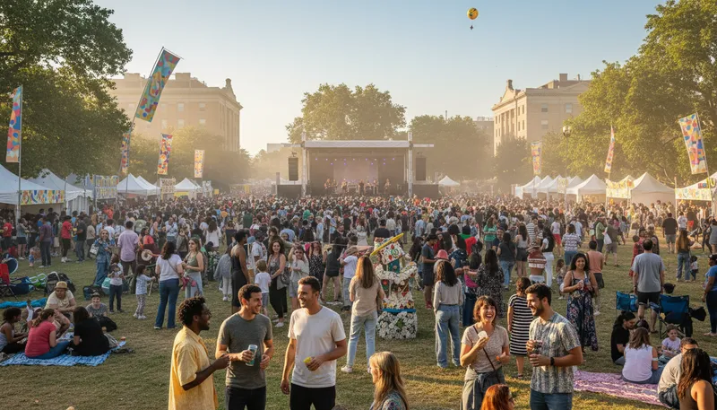 Illustration of event: planned public or social occasion