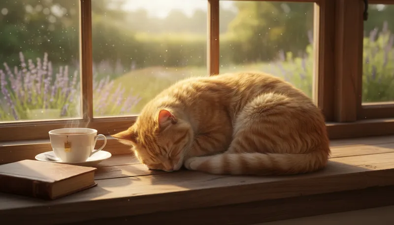 Illustration of sleepy: Feeling drowsy or ready for sleep.