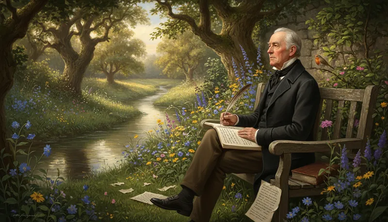 Illustration of cowper: historical figure known for poetry