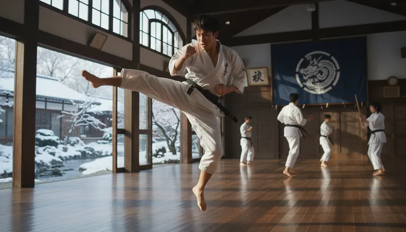 Illustration of ryu: A style or school in martial arts.