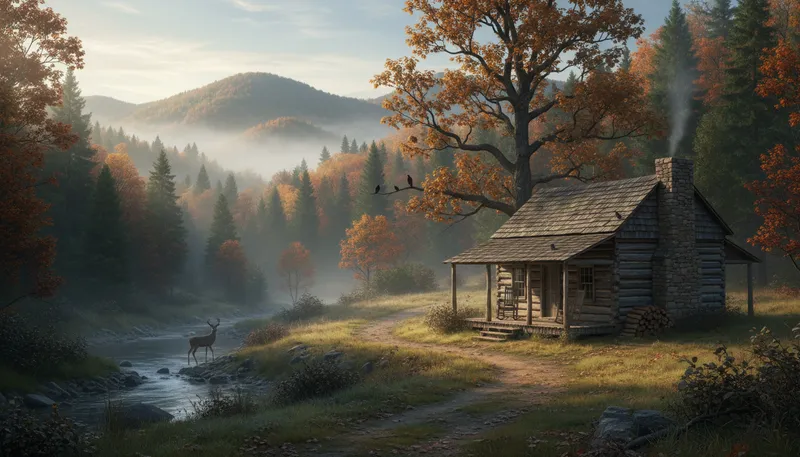 Illustration of in the foothills: Located at the base of a mountain range.