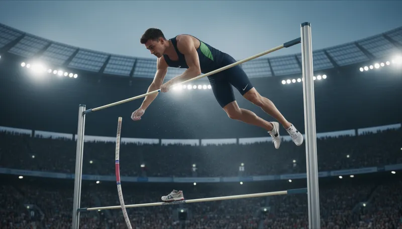 Illustration of outdo: To surpass or exceed someone in performance.