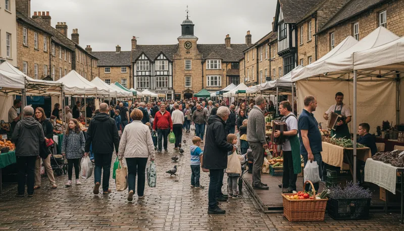Illustration of banbury: A town in England known for its history.