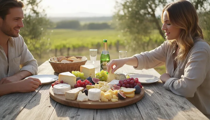 Illustration of collation: a light meal or snack