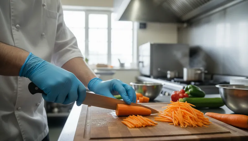 Illustration of julien: a French culinary term for cutting vegetables