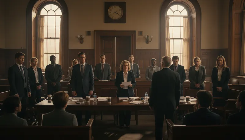 Illustration of verdict: judgment or opinion on a matter