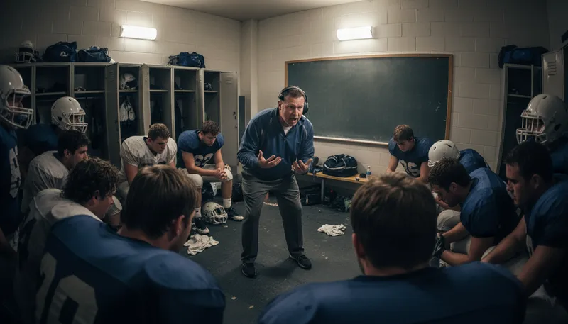 Illustration of harbaugh: A surname associated with coaching.