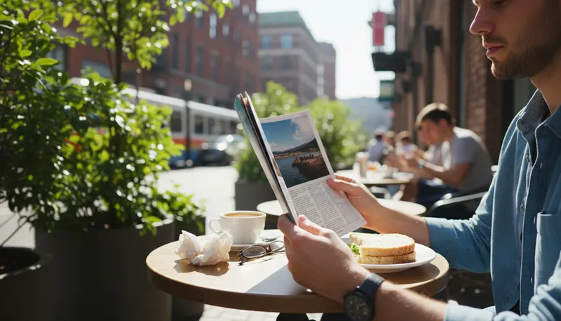 Illustration of quick read: something that can be read quickly