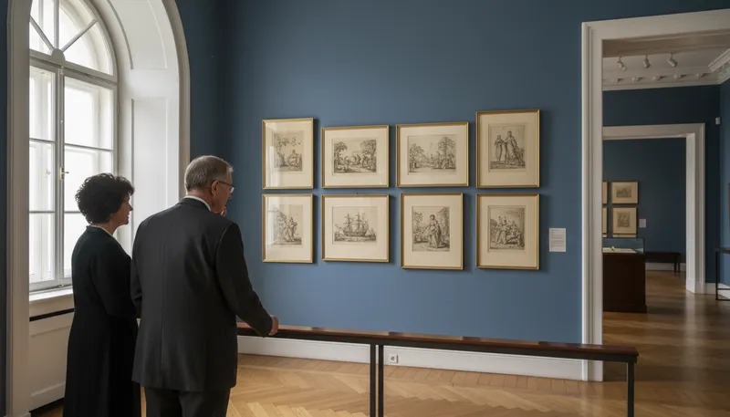 Illustration of etchings: Prints made from engraved plates.