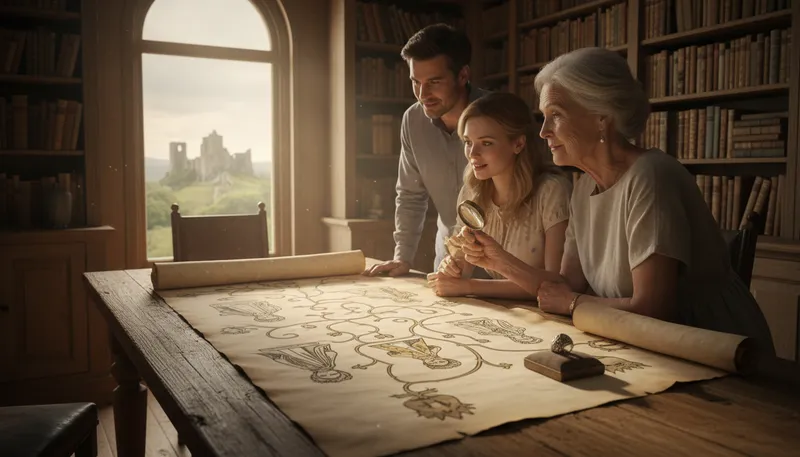 Illustration of blood: family lineage or heritage