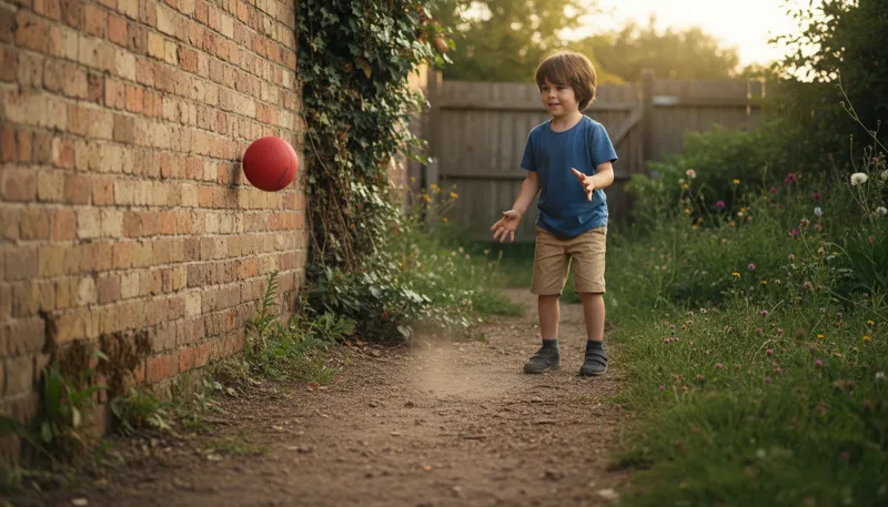 Illustration of bounce off: to rebound or deflect from a surface.