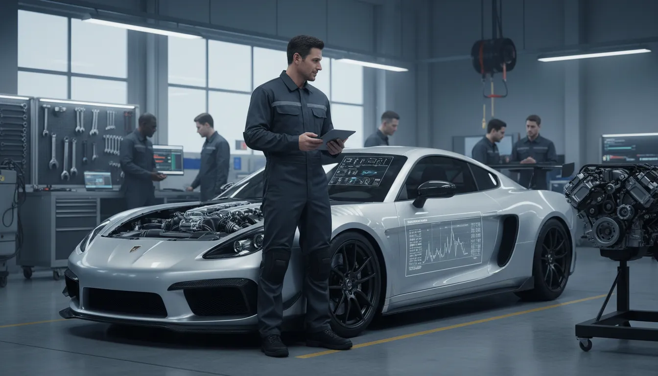 Illustration de AMG : A performance division of Mercedes-Benz.