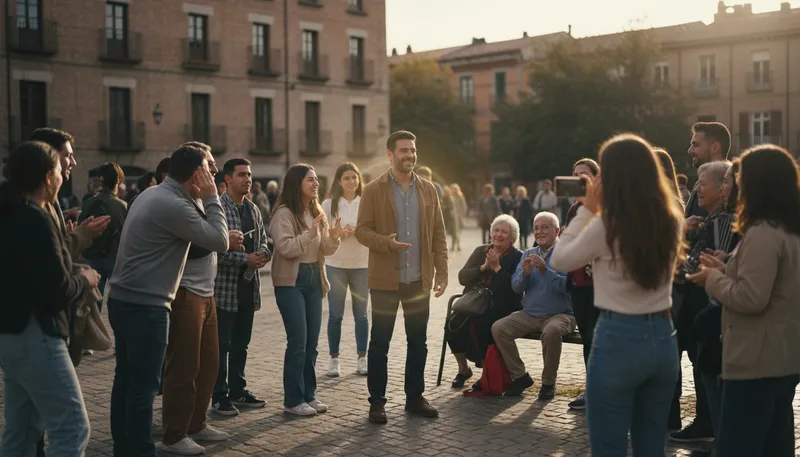 Illustration of magnetic: having the ability to attract others