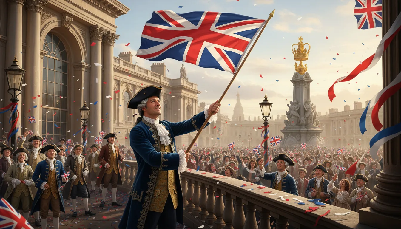 Tory 的插图：a supporter of the British monarchy