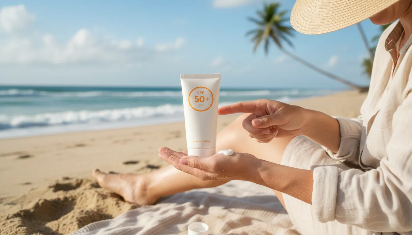 SPF 일러스트: A measure of sunscreen's effectiveness against sunburn.