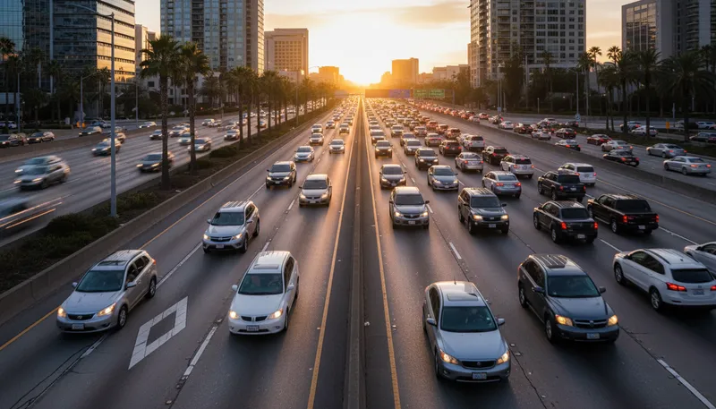 Illustration of hov: High-occupancy vehicle; a car with multiple passengers.
