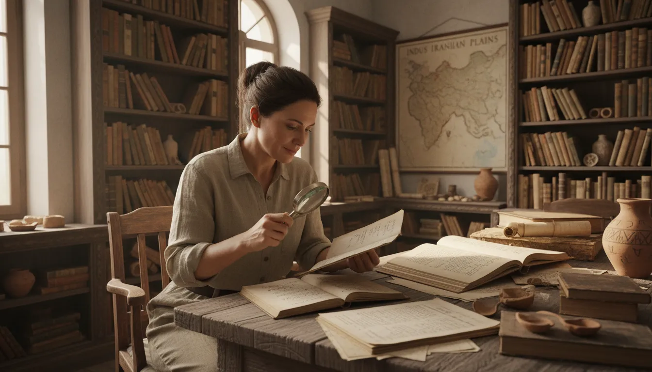ภาพประกอบของ Aryan: relating to an ancient people who spoke an Indo-Iranian language