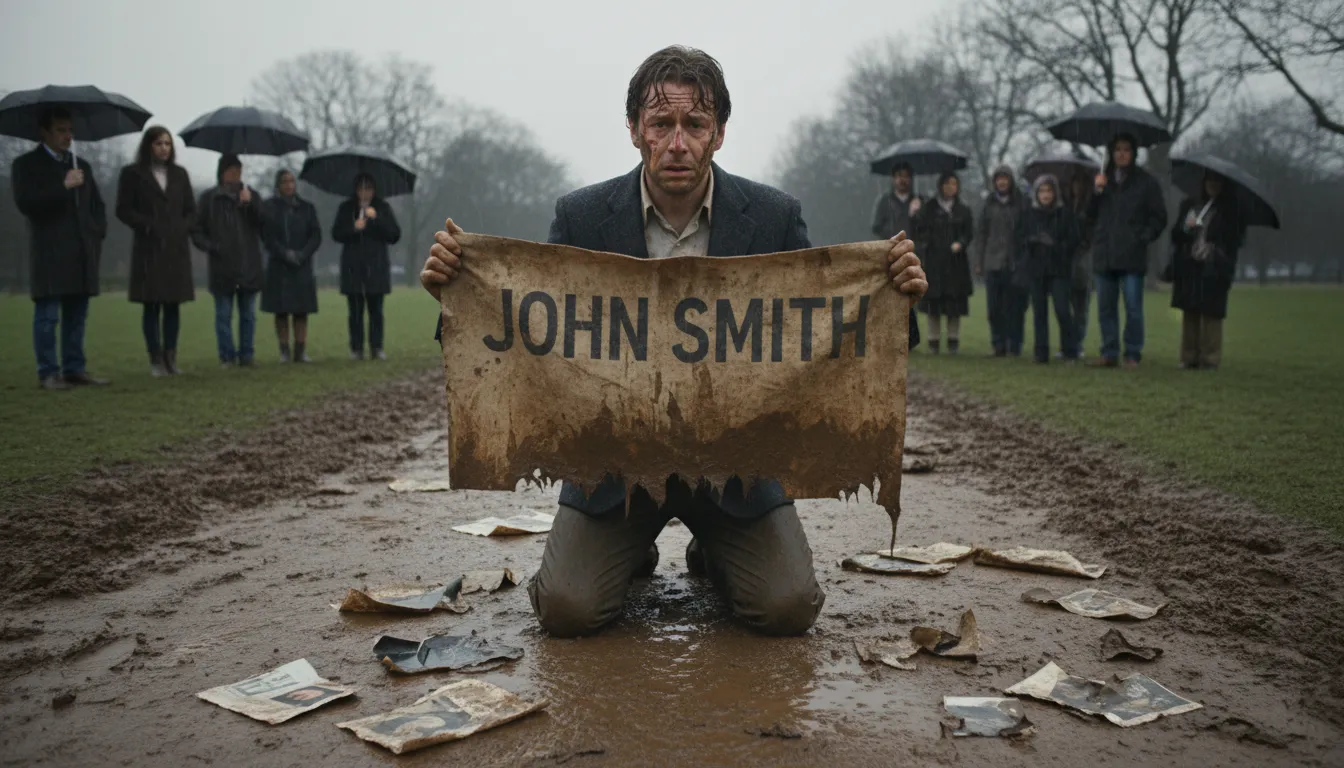 Illustration of drag one's name through the mud: to damage one's reputation or good standing