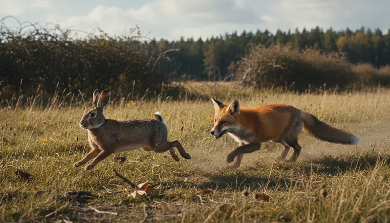 Illustration of flee: to run away quickly from danger